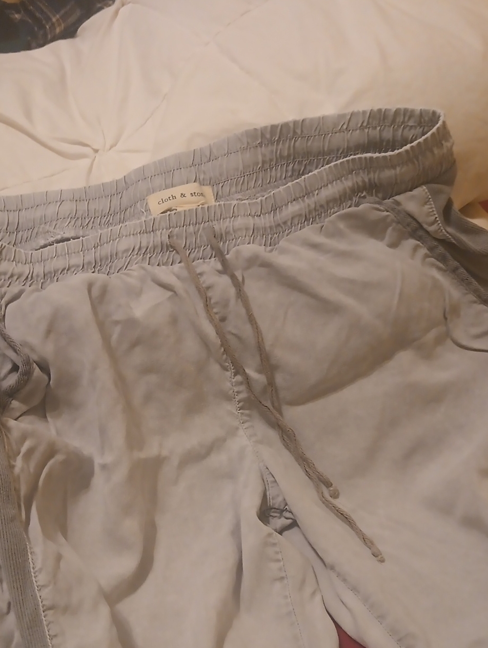cloth & stone Light Gray Women's Drawstring Joggers